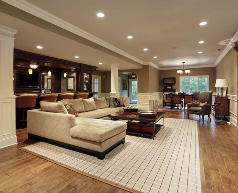 Basement with bar Electrical Services Residential Lomira, WI